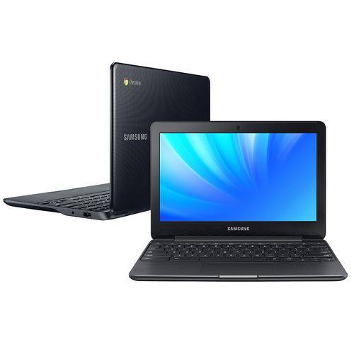 Chromebook 3 Samsung - Preto, Intel Celeron N3050, Tela 11.6", Ssd 16gb, Ram 2gb, Google Chrome os