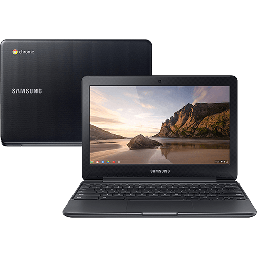 Chromebook Samsung XE500C13-AD1BR Intel Celeron Dual Core 2GB 16GB Tela 11.6" LED HD Chrome OS - Preto