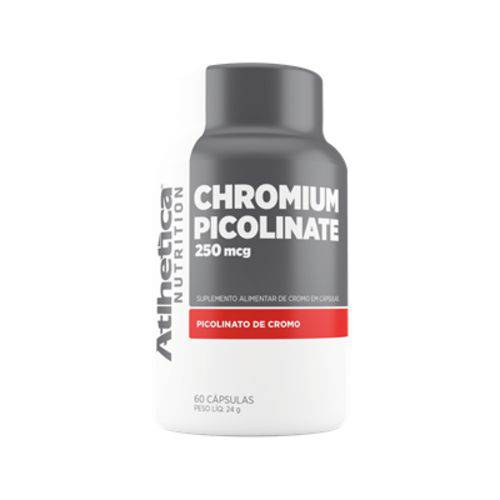 Chromium Picolinate - 60 Cápsulas - Atlhetica Nutrition