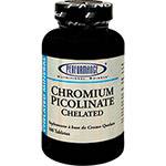 Chromium Picolinate Chelated - 100 Tabletes - Performance Nutrition