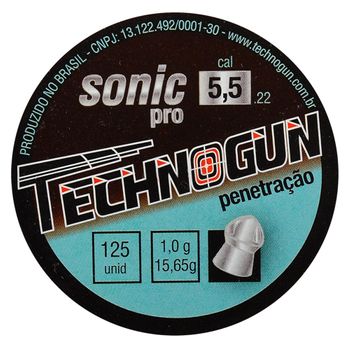 Chumbinho Technogun Sonic Pro 5,5mm 125un