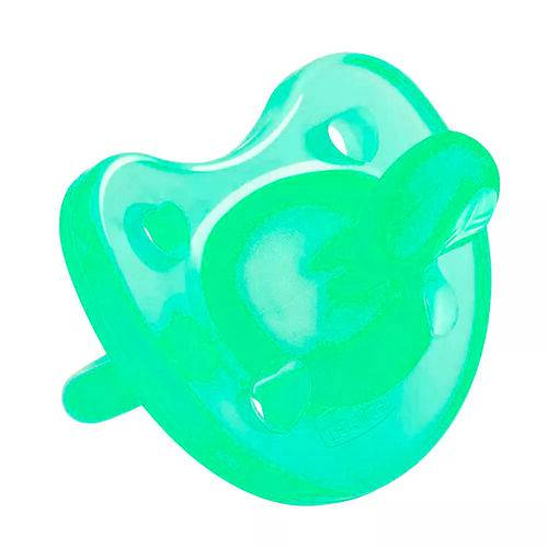 Chupeta de Silicone - Physio Soft - Verde - Tam 2 - 12+ M - Chicco