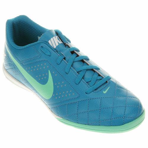 Chuteira Futsal Nike Beco 2 Futsal Masculina - Azul e Verde Água