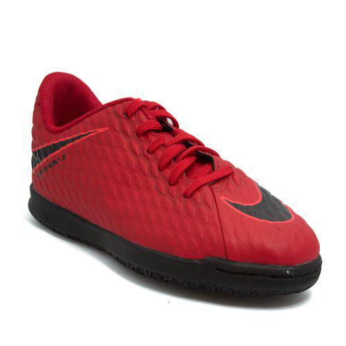 Chuteira Nike Hypervenomx Phade Iii Society Vermelha Infantil