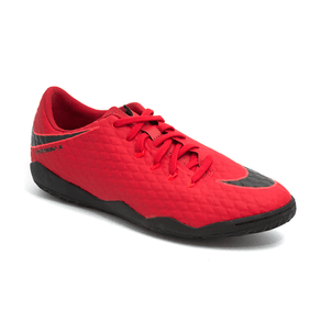 Chuteira Nike Hypervenomx Phelon III Futsal Vermelha Masculina 39