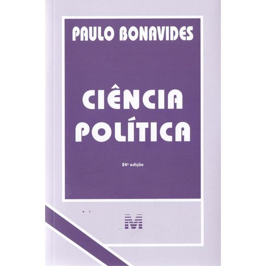 Ciencia Politica - Malheiros - 24 Ed