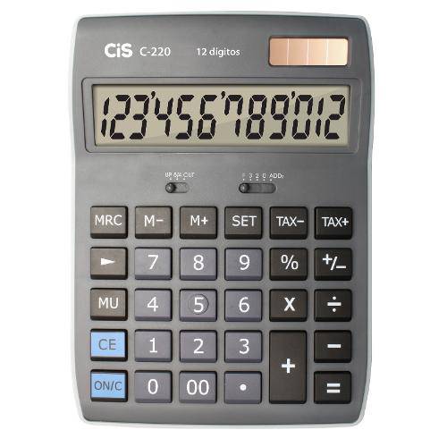 Cis C-220 Calculadora de Mesa 12 Dígitos