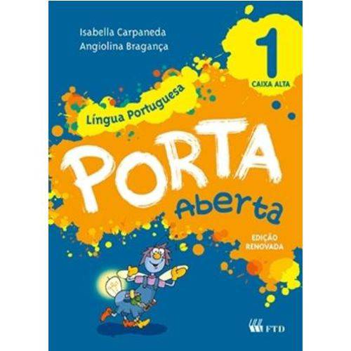 CJ-Porta Aberta-Lingua Portuguesa - 1º Ano - CAIXA ALTA