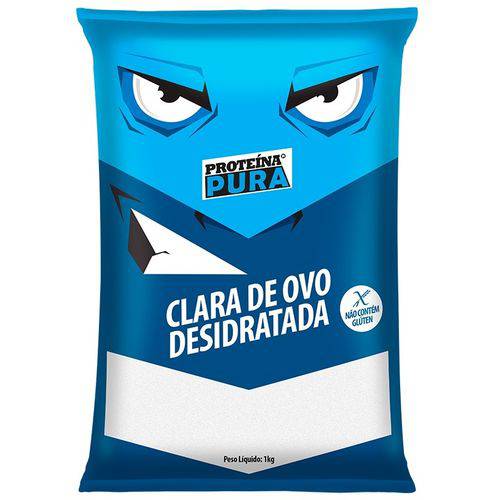Clara de Ovo Desidratada 1kg Albumina - Proteína Pura