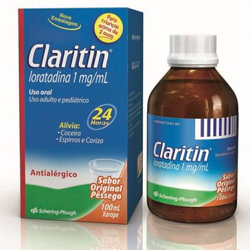 Claritin Bayer Xarope Pêssego 100ml