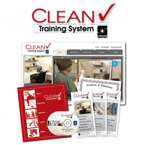 Clean Check Treinamento Profissional em Limpeza 8 DVD´s Spartan
