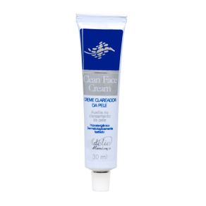 Clean Face Cream 30ml - Creme Clareador da Pele 30ml