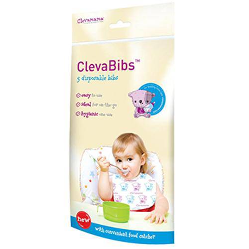 Clevabibs - Babadores Descartáveis (5 Unid.) - Clevamama - Ref-7019