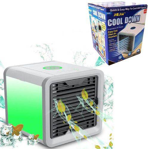 Climatizador Ventilador Ar Agua Cool Cooler Gelado Luminaria