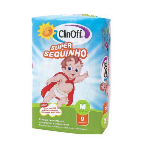 Clin Off Super Sequinho Fralda Infantil M C/9