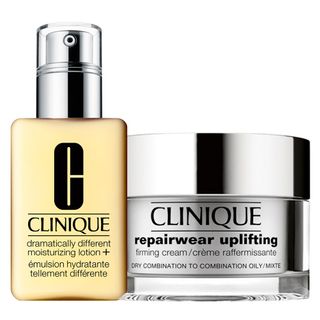 Clinique Gel Hidratante + Firmador Facial Kit - Dramatically Different Moisturizing Gel + Repairwear Uplifting Firming Cream Kit