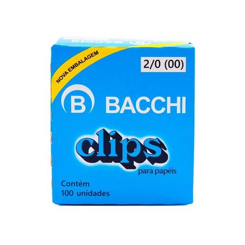 Clips 2/0 Bacchi - 100 Unidades