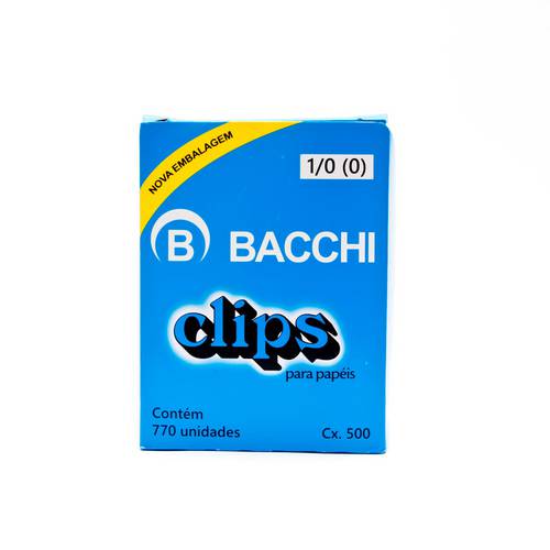 Clips 1/0 500g 770 Un - Bacchi