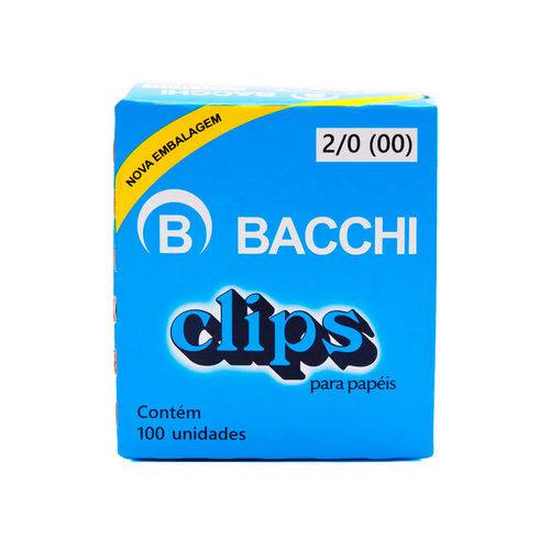 Clips Bacchi Galvanizado No. 2/0 100 Un