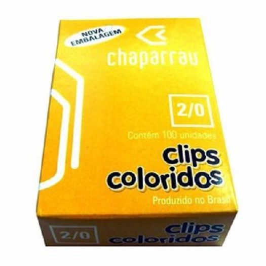 Clips Colorido N 2/0 com 100un Chaparrau