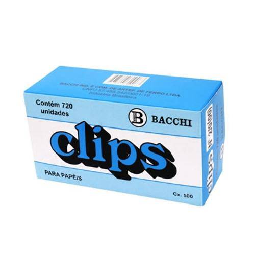 Clips Cx.C/500g Nr.2/0 Bacchi