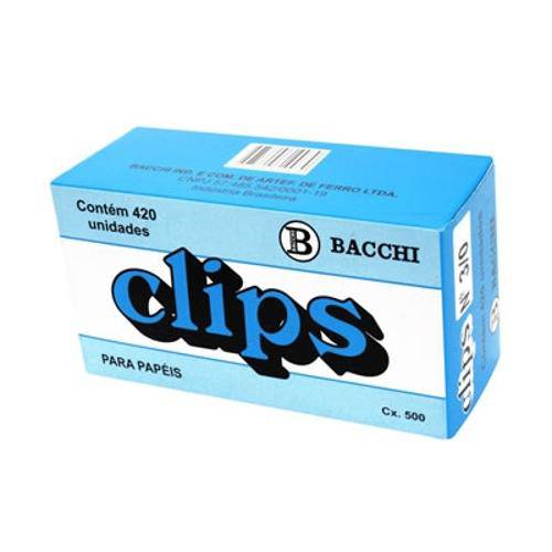 Clips Cx.C/500g Nr.3/0 Bacchi