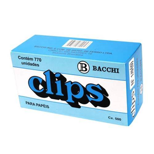 Clips Cx.C/500g Nr.0 Bacchi