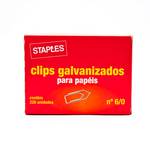Clips Galvanizados 6/0 500g Staples®