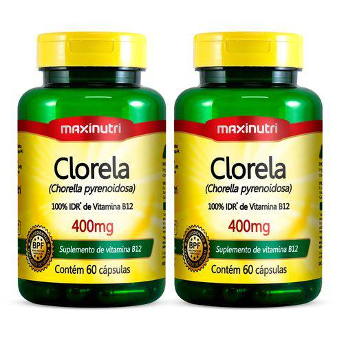 Clorela - 2x 60 Cápsulas - Maxinutri