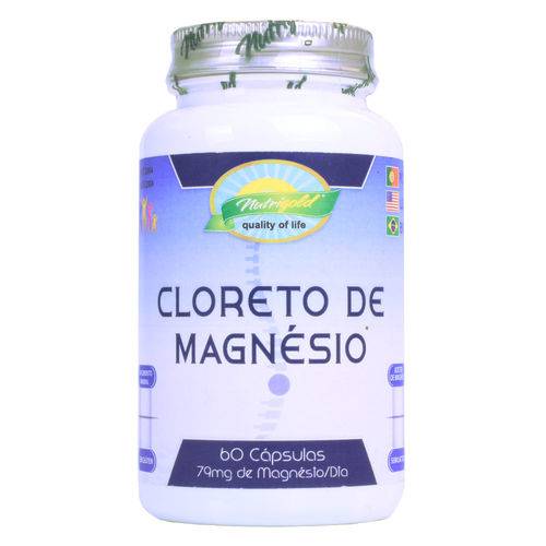 Cloreto de Magnésio (79mg) 60 Cápsulas - Nutrigold