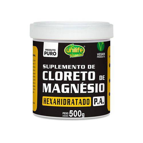 Cloreto de Magnésio Hexahidratado P.a Unilife 500g em Pó