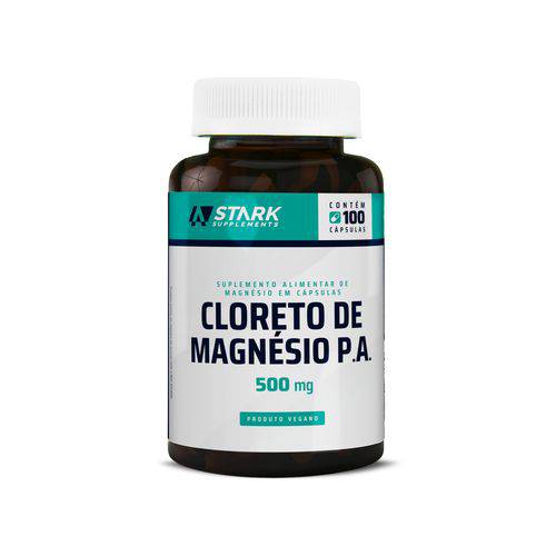 Cloreto de Magnésio P.A. - 120 Cápsulas - Stark Supplements