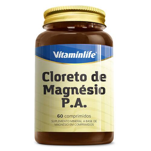 Cloreto de Magnésio P.A. 60 Comprimidos - Vitaminlife