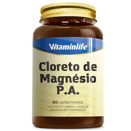Cloreto de Magnésio P.A Vitamin Life C/ 60 Comprimidos