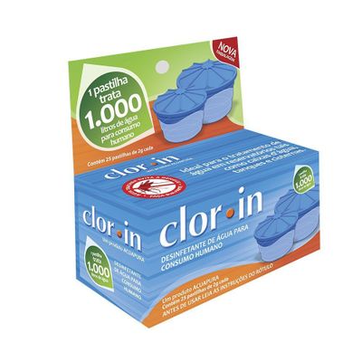 Clorin 1000 (Caixa com 25 Pastilhas) NTK