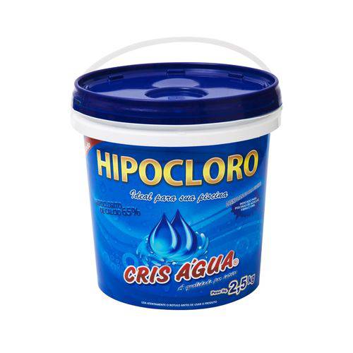 Cloro Granulado Hipoclorito de Cálcio Cris Água 2,5kg para Piscina