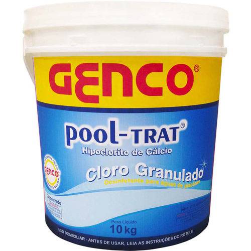Cloro Pool-trat Granulado 10 Kg Genco