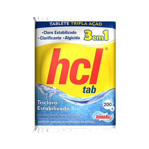 Cloro Tablete Hidroall 3 em 1 - 200 Gr