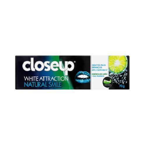 Close Up White Attraction Creme Dental Natural Smile 70g