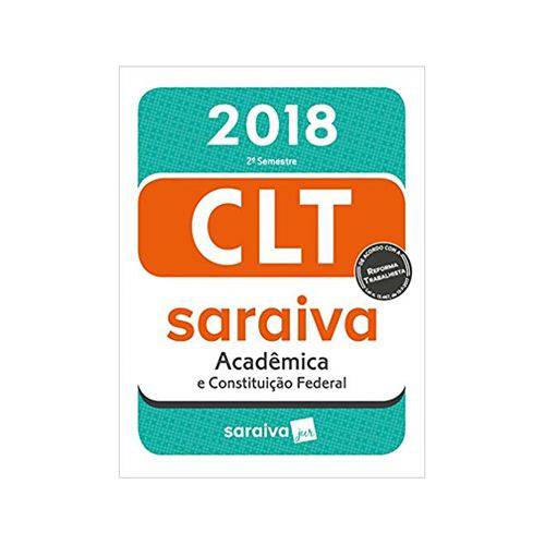 Clt Acadêmica 18ªed. - Saraiva