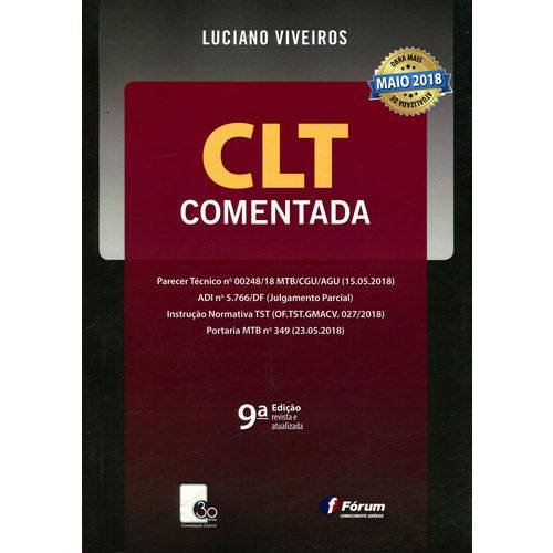 CLT Comentada - 9ª Edição (2018)