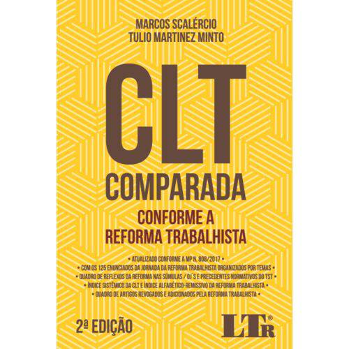 CLT Comparada Conforme a Reforma Trabalhista