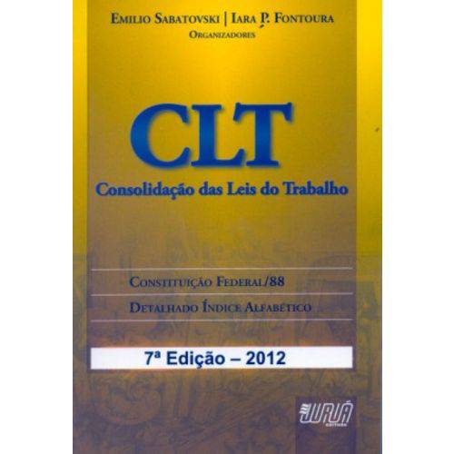 CLT - Consolidação das Leis do Trabalho - Mini Book