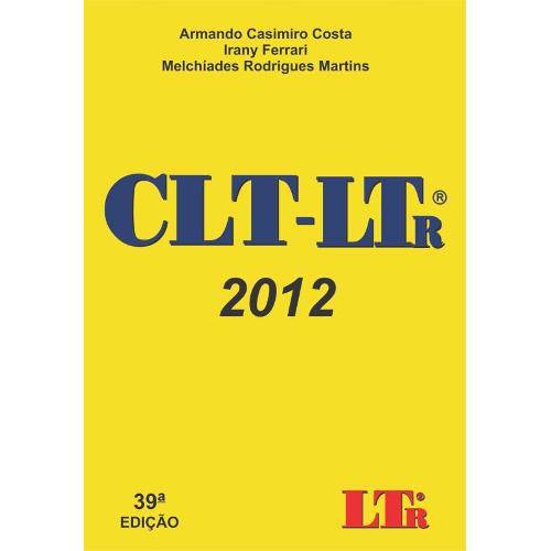 Clt - Ltr 2012 - 39ª Edicao