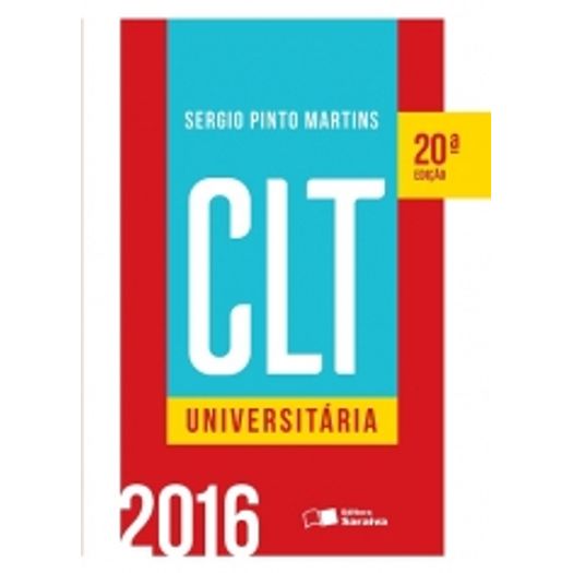 Clt Universitaria - Saraiva - 20 Ed