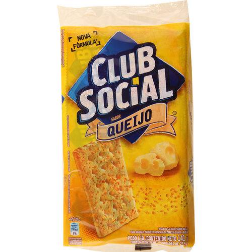 Club Social Queijo 6 Unidades 141g - Nabisco