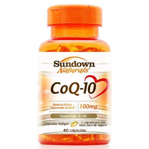 Co Q-10 Coenzima Sundown 100mg C/ 40 Cápsulas