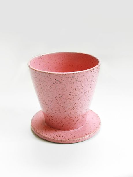 Coador de Ceramica Rosa