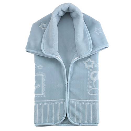 Cobertor Baby Sac Premium Relevo Ursinho Mensageiro Azul - Colibri