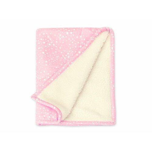 Cobertor Bebê Estrelinhas Rosa